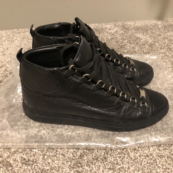 Balenciaga Arena Sneakers Black Size E40 - Picture 3 of 9